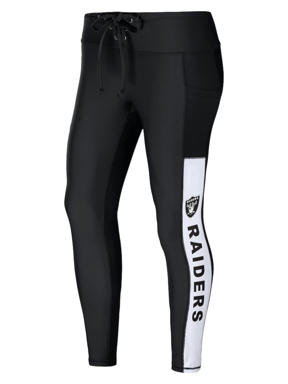 WEAR by Erin Andrews Las Vegas Raiders Black Legging Size Small